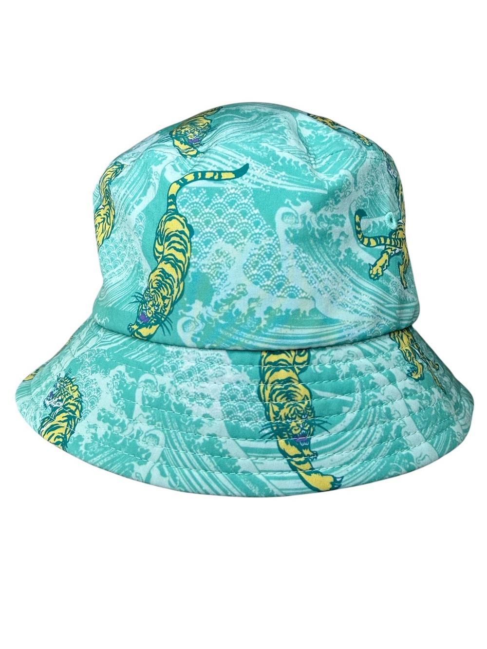 AE X Naito Collab Bucket Hat Tiger Outside Pool Beach Y2K